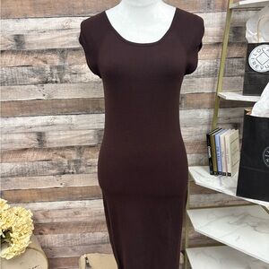 Barney’s COOP Brown Sleeveless Sweater No